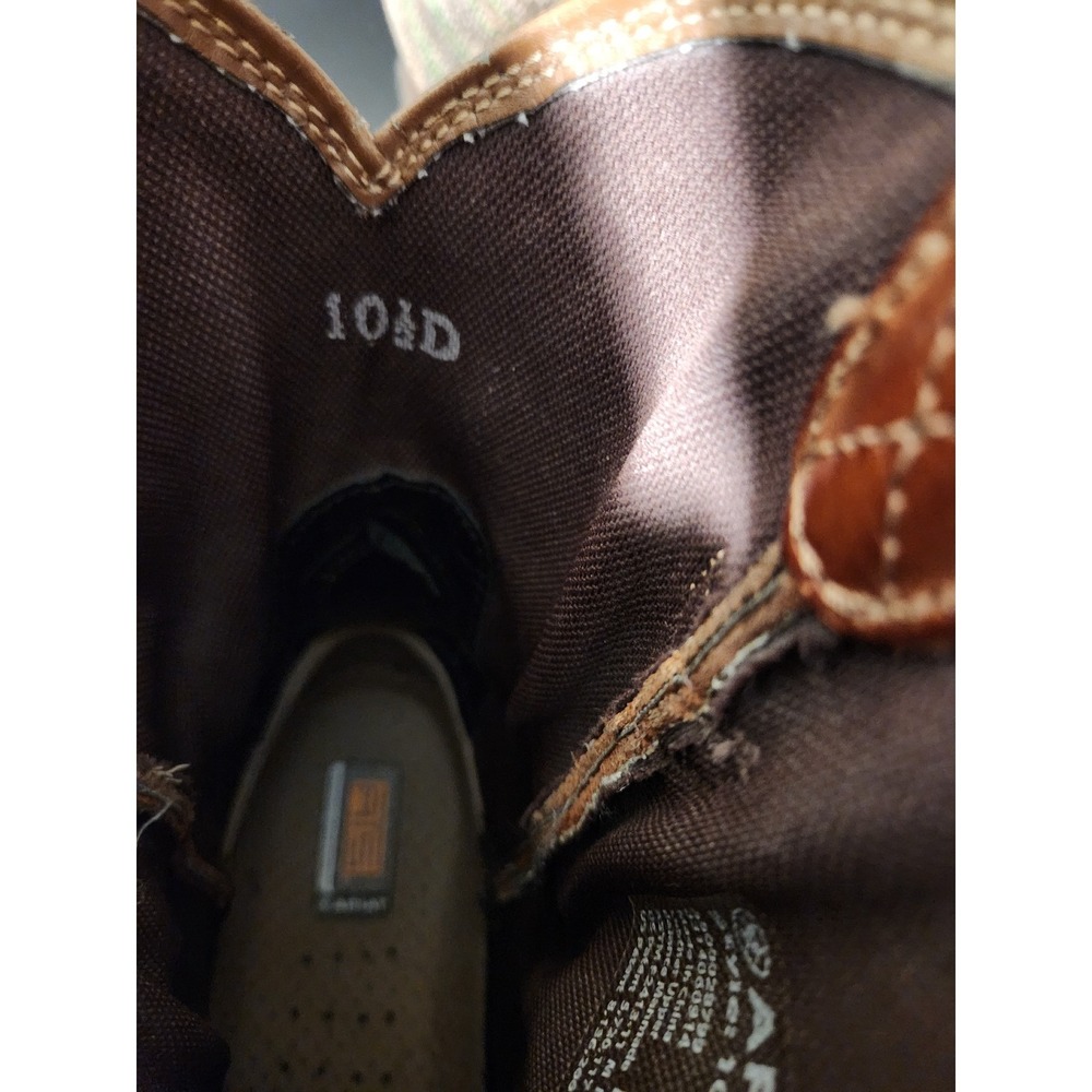 Ariat Groundbreaker Composite Toe Work Boots Brown Leather 10014229 Mens 10.5 D - Picture 4 of 9